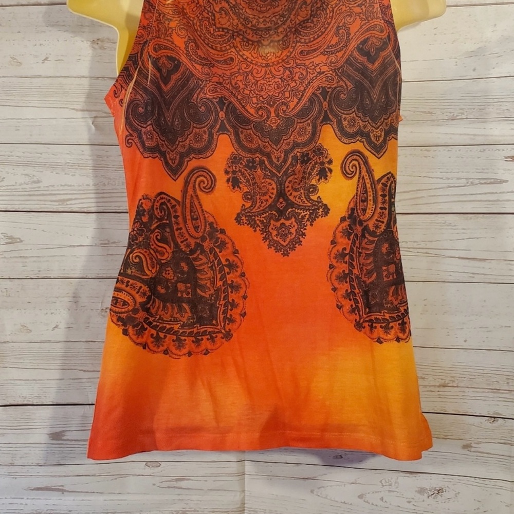 Susan Lawrence Ruffle Tank Top (CL) - Picture 5 of 6